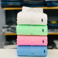 RL Polo Plain Shirts (Combo of 4pcs)