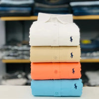 RL Polo Plain Shirts (Combo of 4pcs)