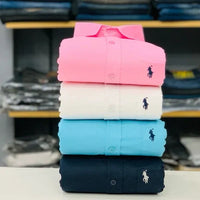 RL Polo Plain Shirts (Combo of 4pcs)
