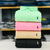 RL Polo Plain Shirts (Combo of 4pcs)