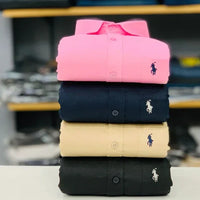 RL Polo Plain Shirts (Combo of 4pcs)