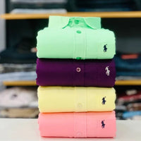 RL Polo Plain Shirts (Combo of 4pcs)