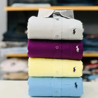 RL Polo Plain Shirts (Combo of 4pcs)