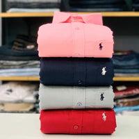 RL Polo Plain Shirts (Combo of 4pcs)