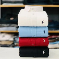 RL Polo Plain Shirts (Combo of 4pcs)